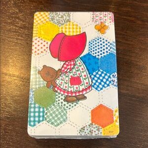 Vintage Colorful Holly Hobby Patchwork playing cards (Trump)